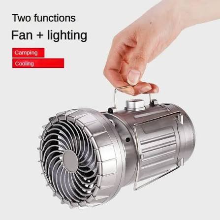Solar Rechargeable Camping Fan